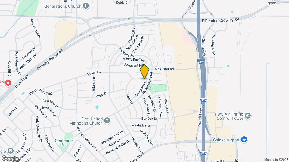 932 Peach Ln Map and Location Details