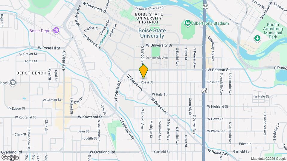 1232 S Lincoln Ave Map and Location Details