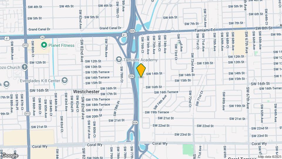 1436 SW 76th Ct, Unit 1 Map and Location Details