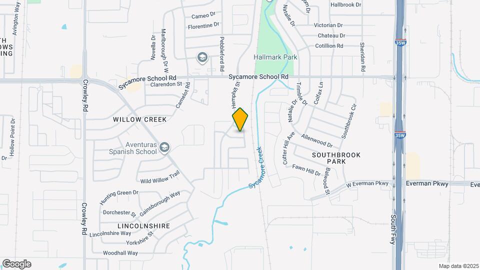 1104 Castle Springs Rd Mapa y Detalles de la Ubicación