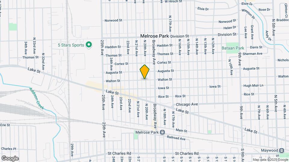 918 N 20th Ave Map and Location Details