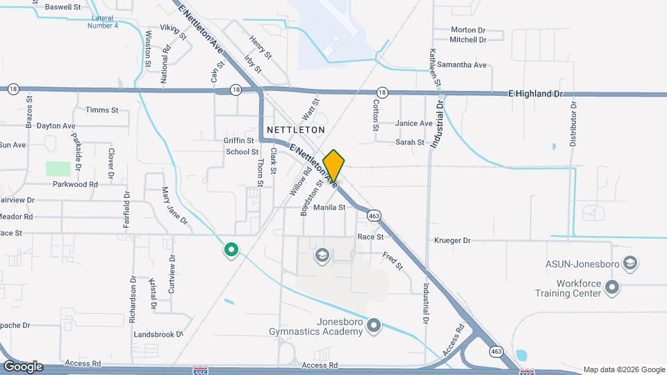 5109 E Nettleton Ave Map and Location Details