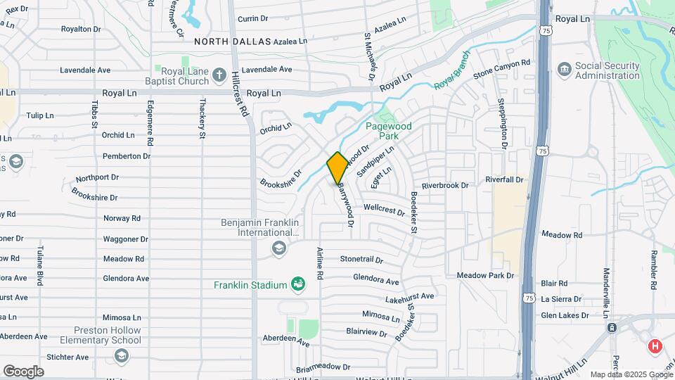 10531 Barrywood Dr Map and Location Details