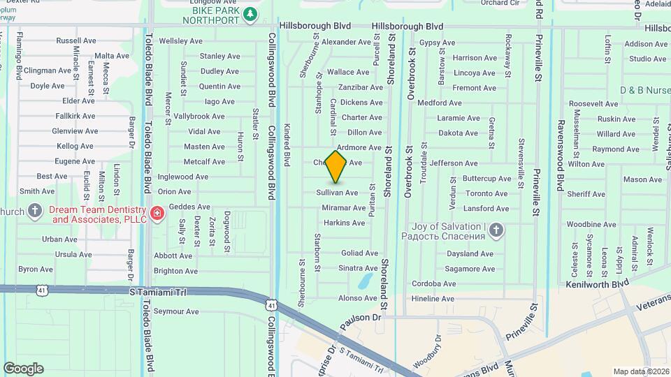 18118 Sullivan Ave Map and Location Details