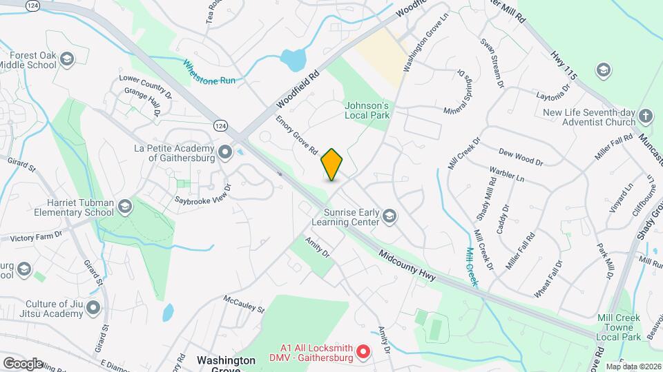 17812 Washington Grove Ln Map and Location Details