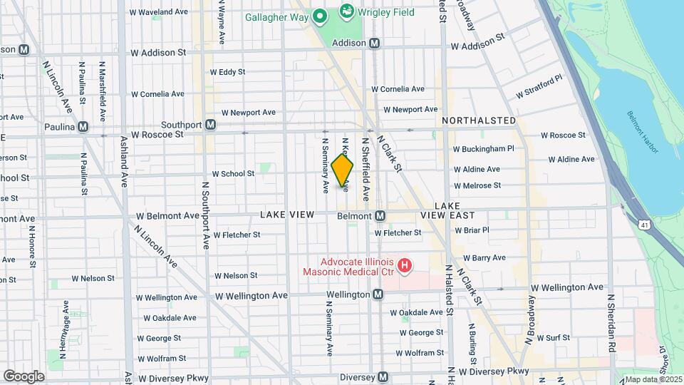3230 N Kenmore Ave, Unit 3 Map and Location Details