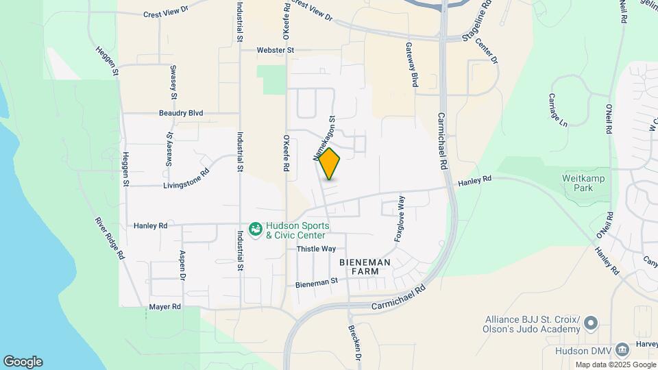 1554 Namekagon Ave Map and Location Details