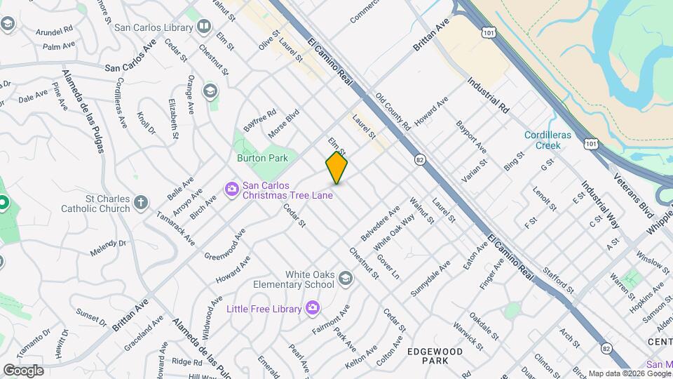 1311 Woodland Ave Map and Location Details