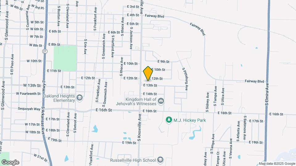 1123 E 13th St Mapa y Detalles de la Ubicación