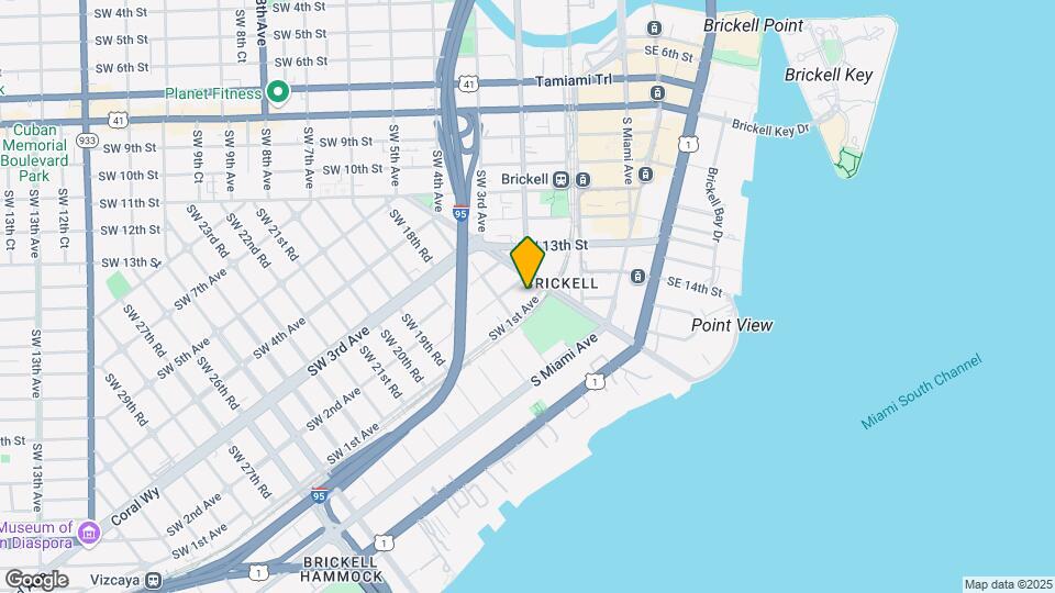 1600 SW 1st Ave, Unit 613 Mapa y Detalles de la Ubicación