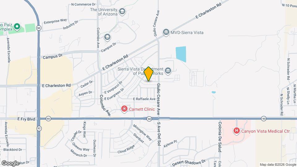 5122 N Leonardo De Vinci Dr Map and Location Details