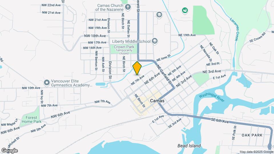 727 NE Dallas St Map and Location Details