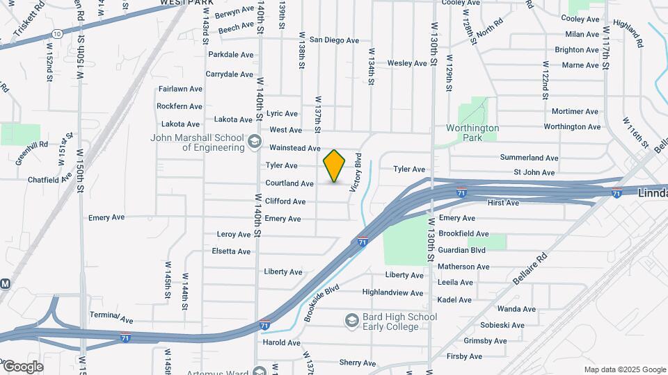 13515 Courtland Ave Map and Location Details