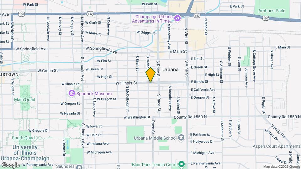 211 W Illinois St Map and Location Details