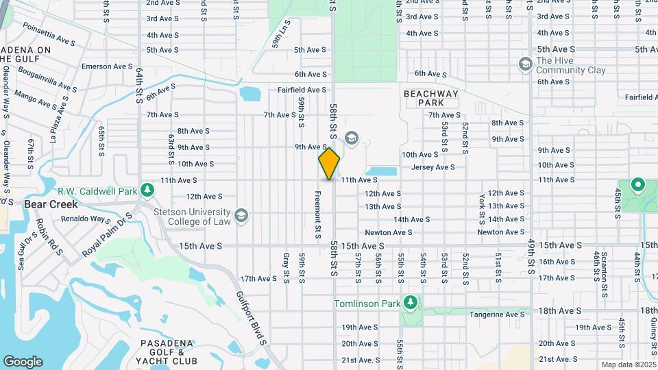 1105 58th St S Map and Location Details