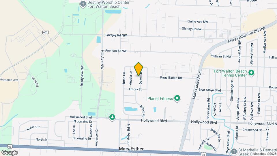 341 Dawn Ln Map and Location Details