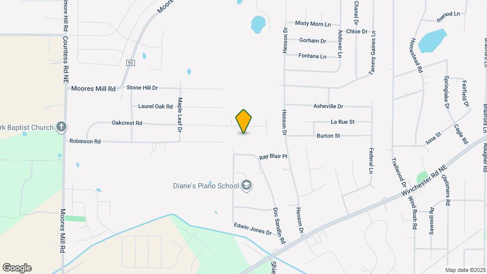 105 Glenfield Ct Map and Location Details