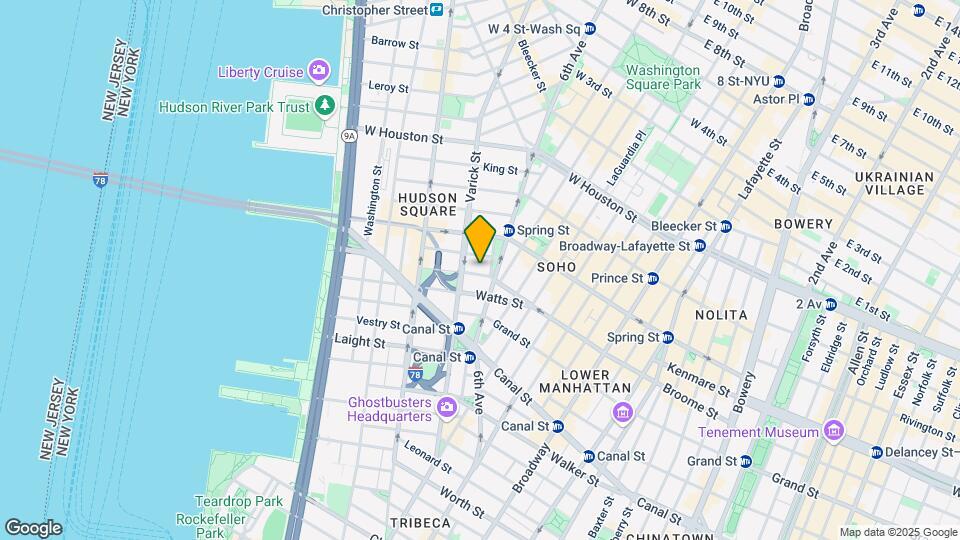 550 Broome St Mapa y Detalles de la Ubicación