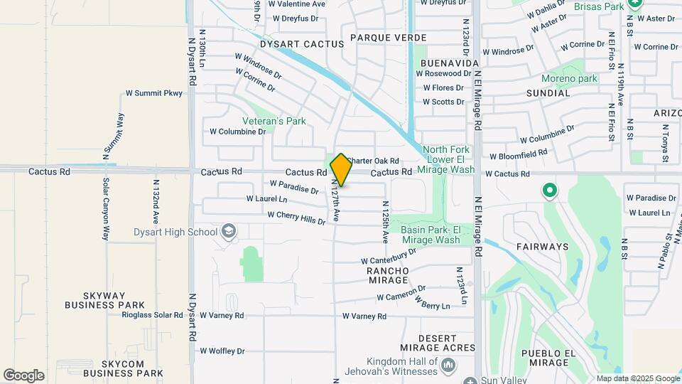 12654 W Paradise Dr Map and Location Details