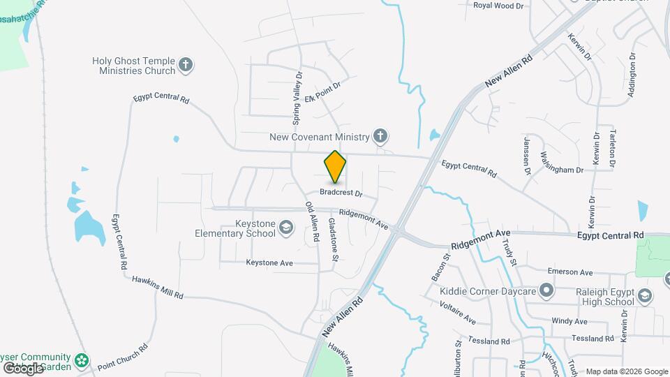 3396 Bradcrest Dr Map and Location Details