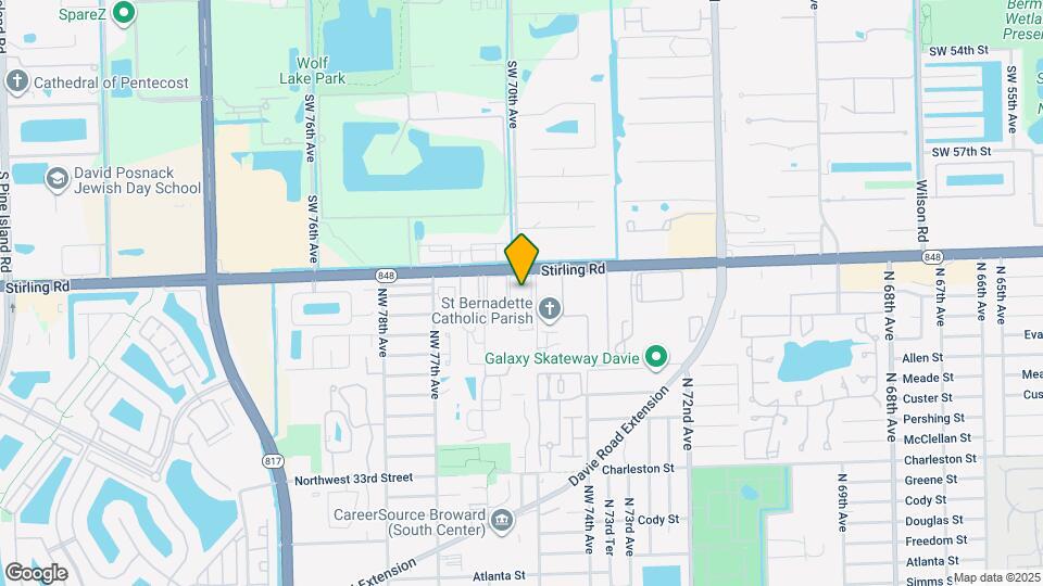 7554 Stirling Rd Map and Location Details