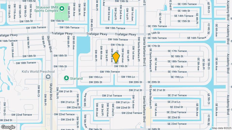 1828 SW 2nd Pl Map and Location Details