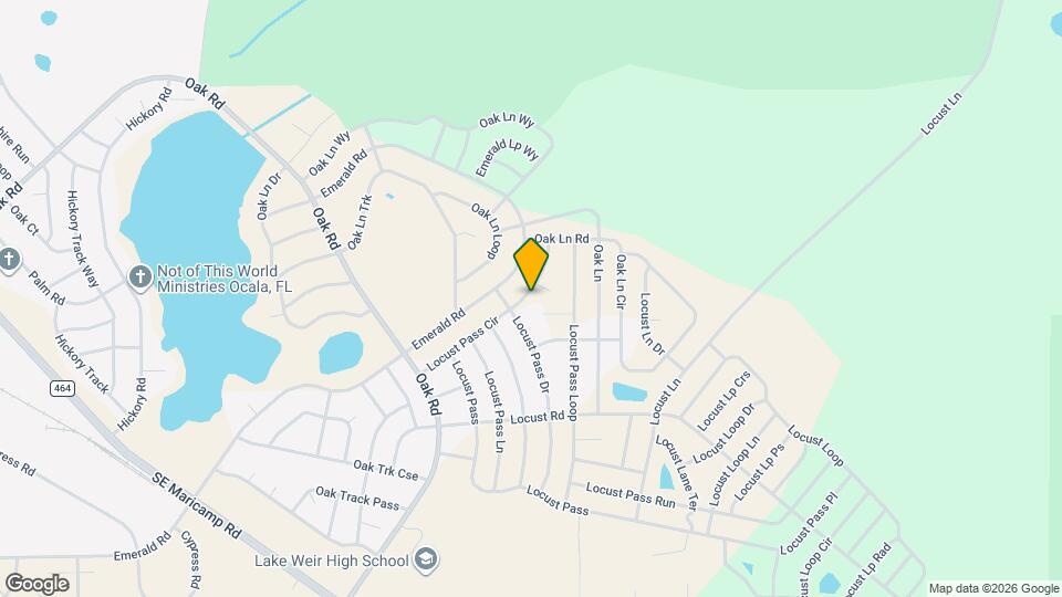 235 Locust Pass Cir Map and Location Details