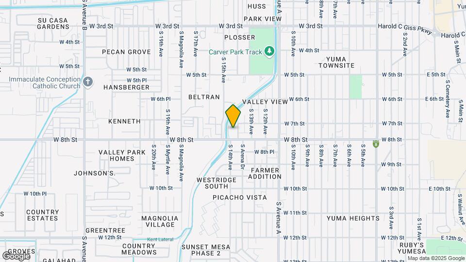 732 S 14th Ave Map and Location Details