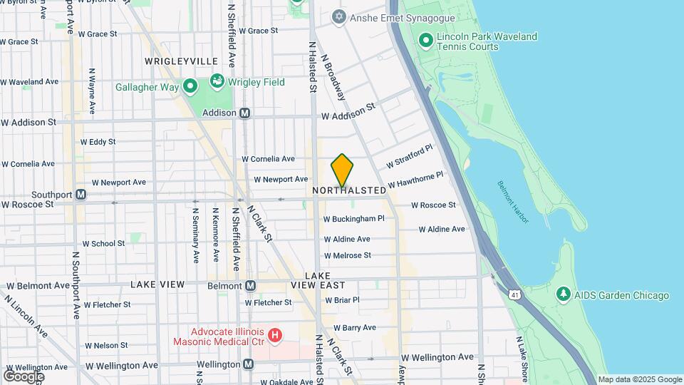 706 W Roscoe St, Unit 724-732-3N Mapa y Detalles de la Ubicación