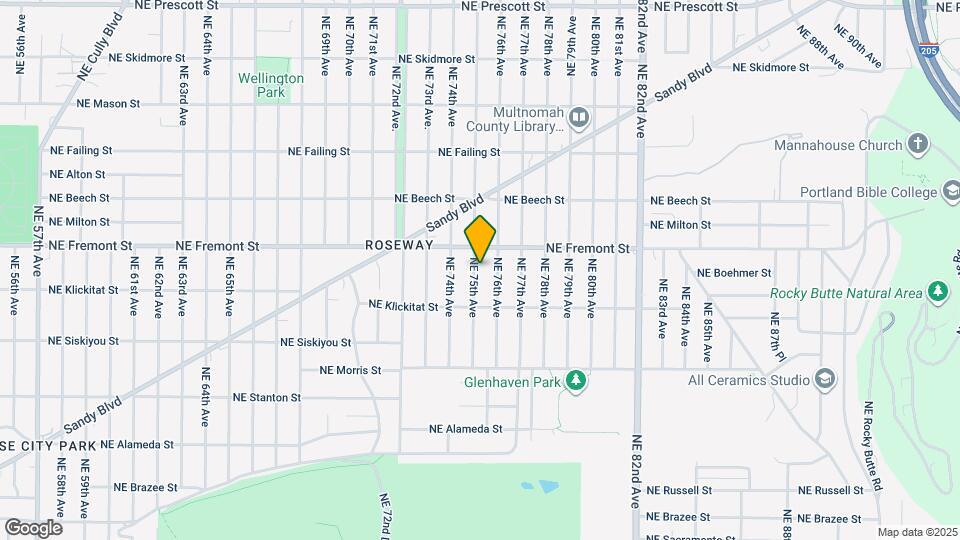 3418 NE 75th Ave Map and Location Details