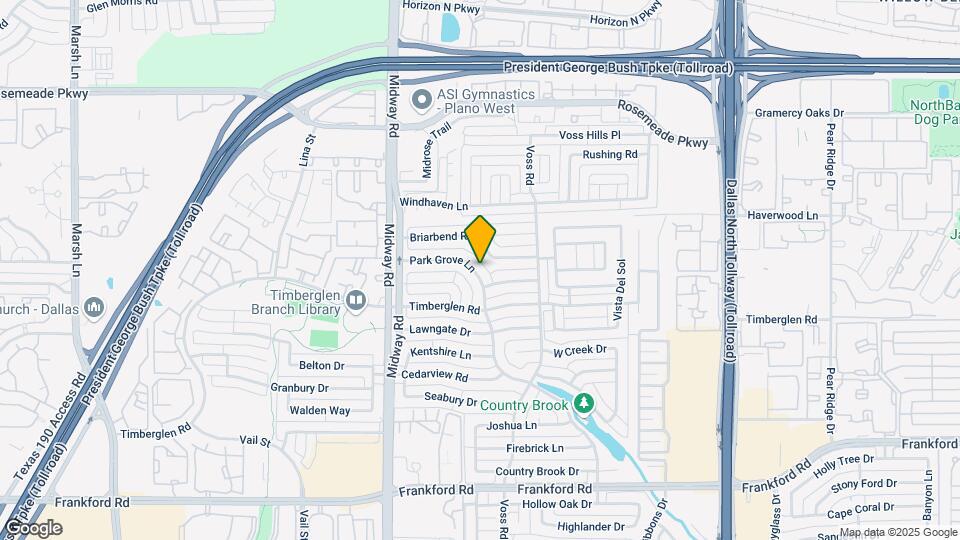 18724 Park Grove Ln Map and Location Details