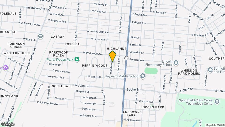 1624 Woodward Ave Map and Location Details