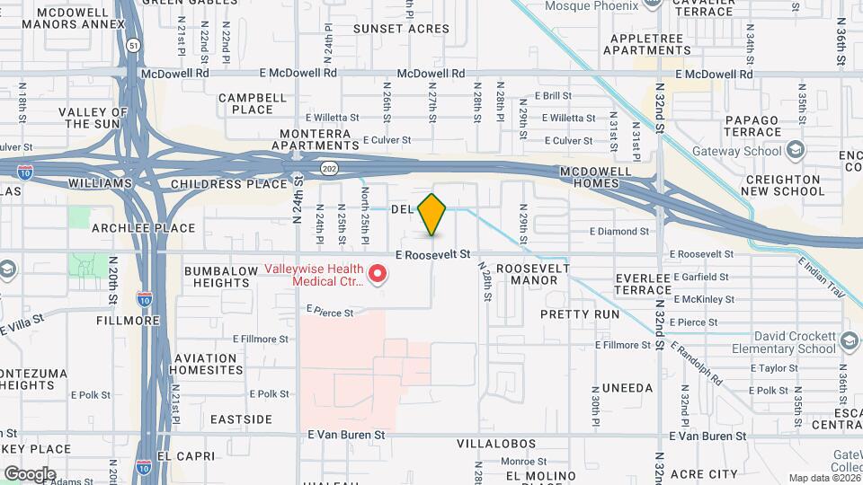 1414 N 27th St Map and Location Details