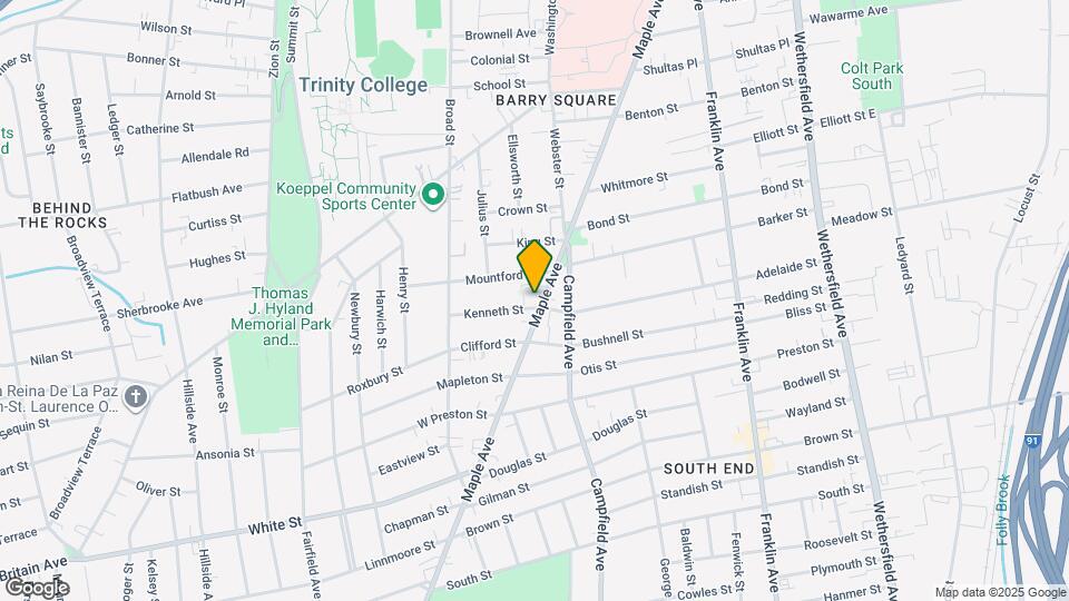 689-699 Maple Ave Map and Location Details