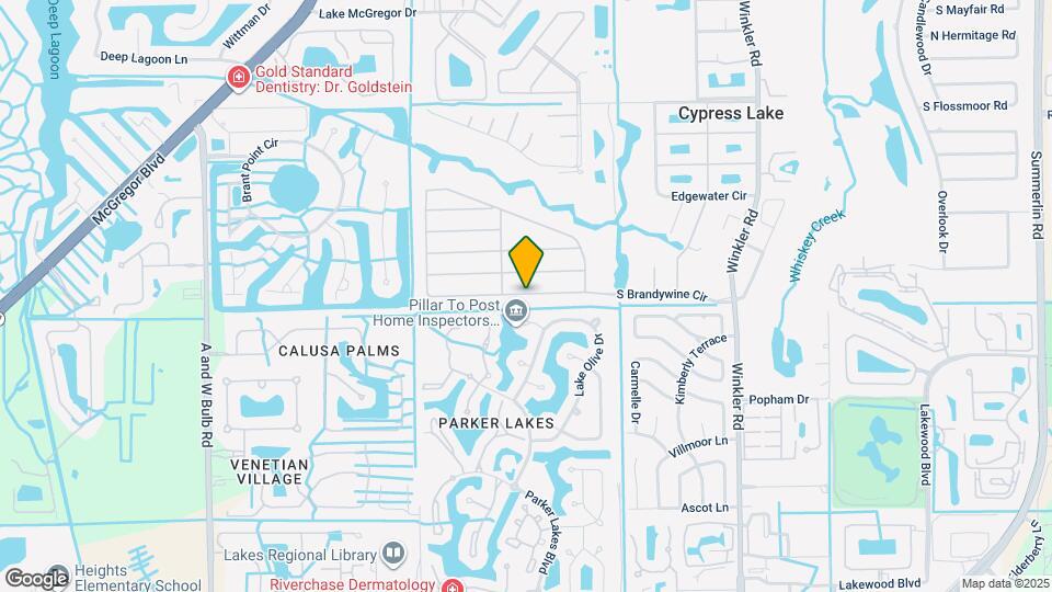 1304 S Brandywine Cir Map and Location Details