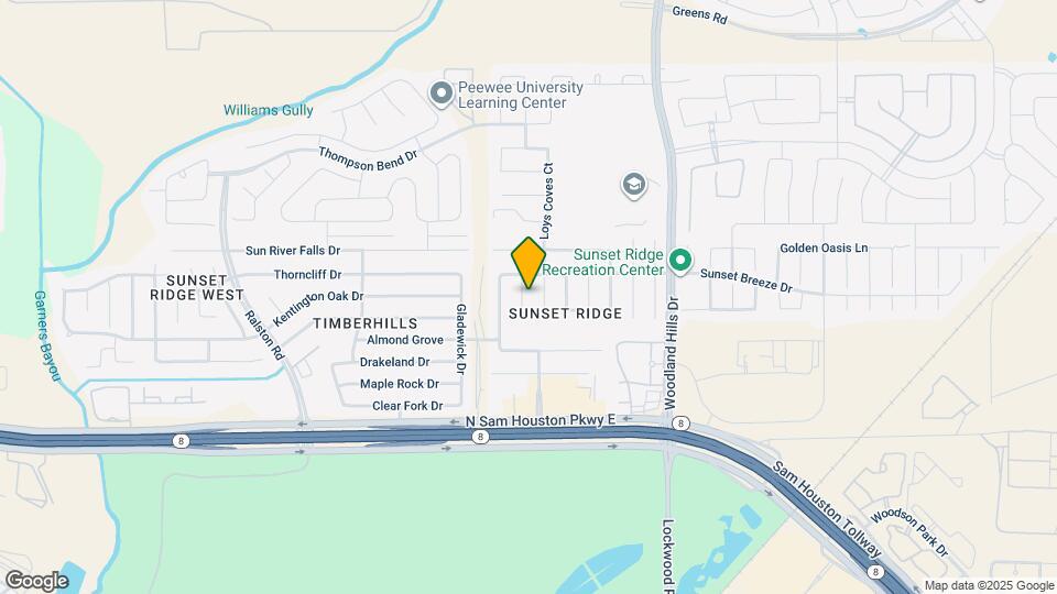 15002 Sunset Bay Ct Map and Location Details