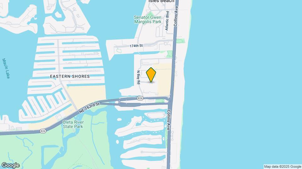17011 N Bay Rd Map and Location Details