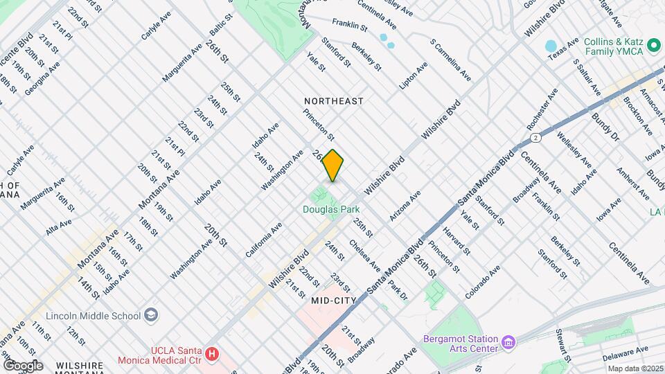 1115 25th St Map and Location Details