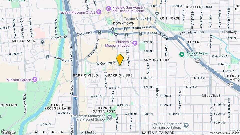 331-345 S Convent Ave Mapa y Detalles de la Ubicación