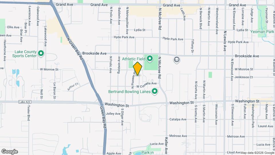 114 Washington Ter Map and Location Details