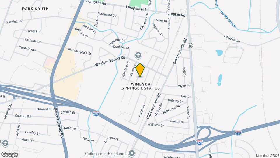 3214 Sylvester Dr Map and Location Details