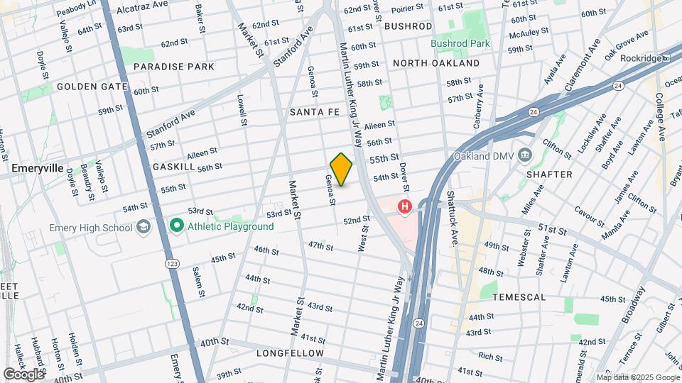 833 54th St Mapa y Detalles de la Ubicación