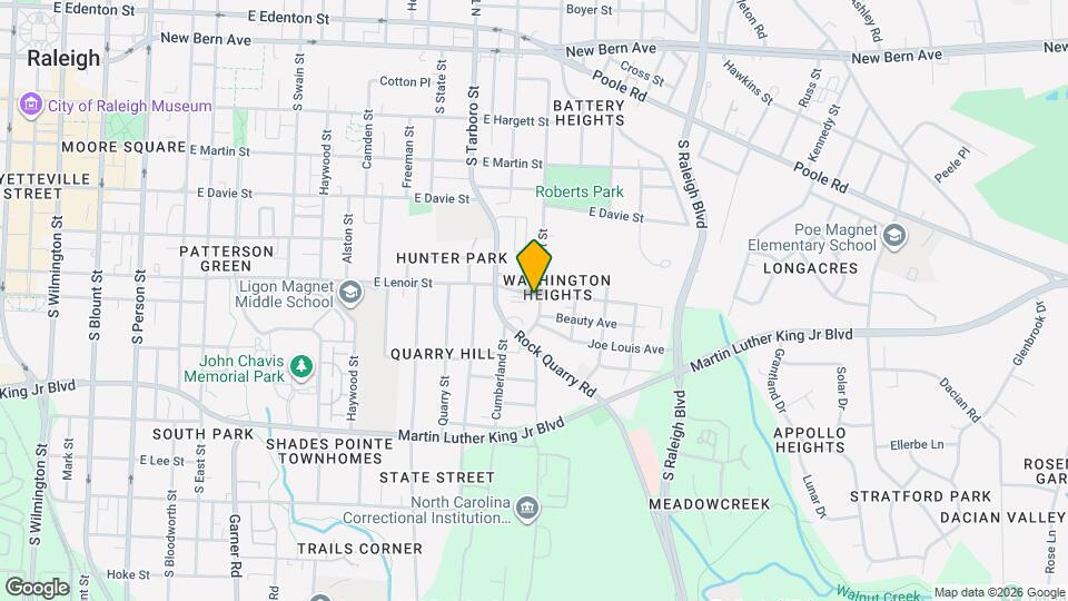 1226 E Lenoir St Map and Location Details