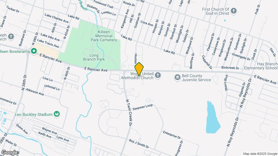 1107 Eastside Dr Map and Location Details