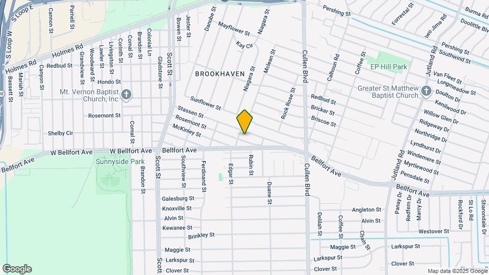 4509 Rosemont St Map and Location Details