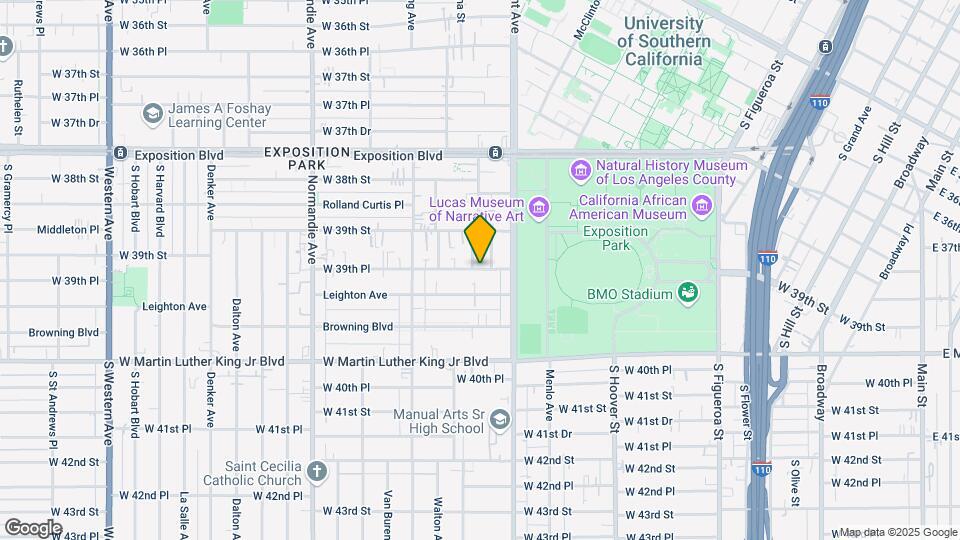 1046-1048 3/4 W 39th Pl Mapa y Detalles de la Ubicación