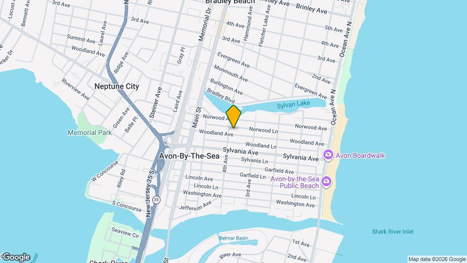 338 Woodland Ave Mapa y Detalles de la Ubicación