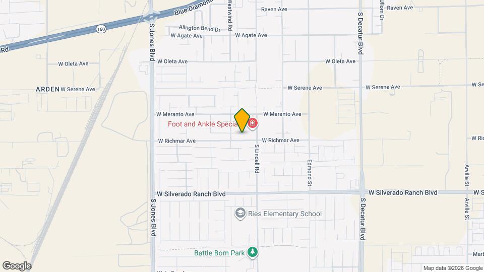 5581 Exotic Rosette Ave Map and Location Details