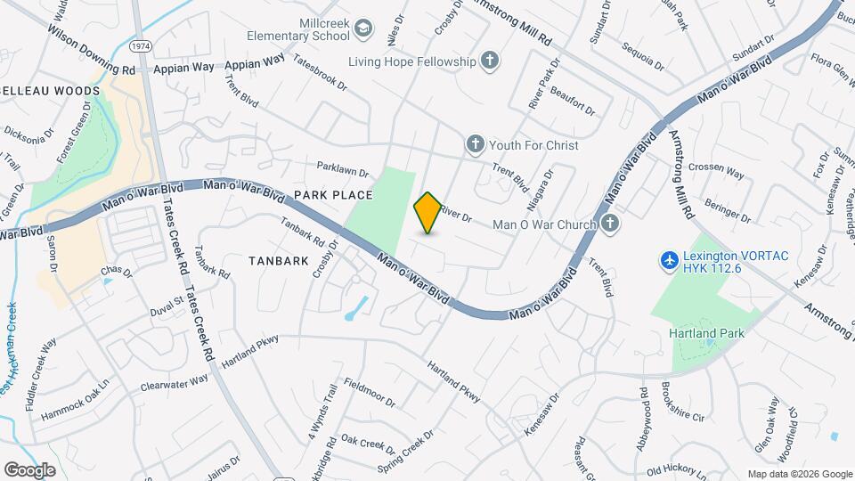 3829 Niagara Dr Map and Location Details