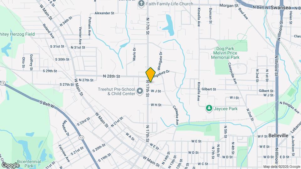 814 N 17th St Map and Location Details